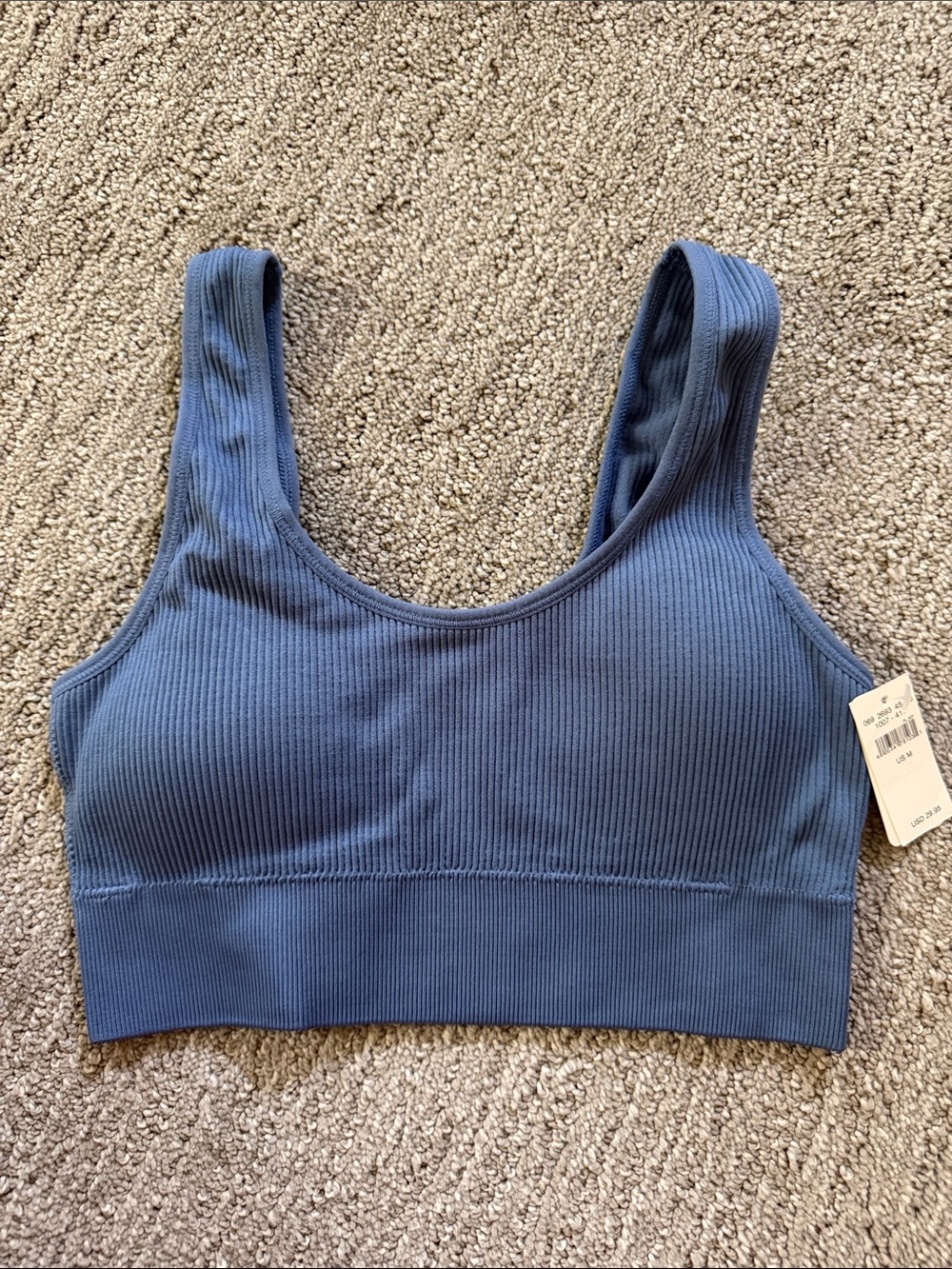 aerie blue sports bra/bralette